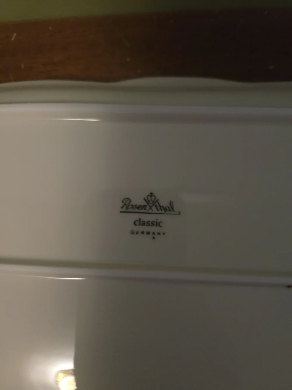 Rosenthal Classic White Porcelain Oval Platter 14x7 in Germany Solid Glossy